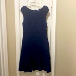 Navy blue lace dress